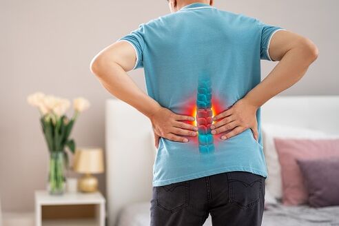 Many causes can cause severe back pain