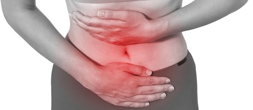abdominal pain can occur due to osteocondrosis